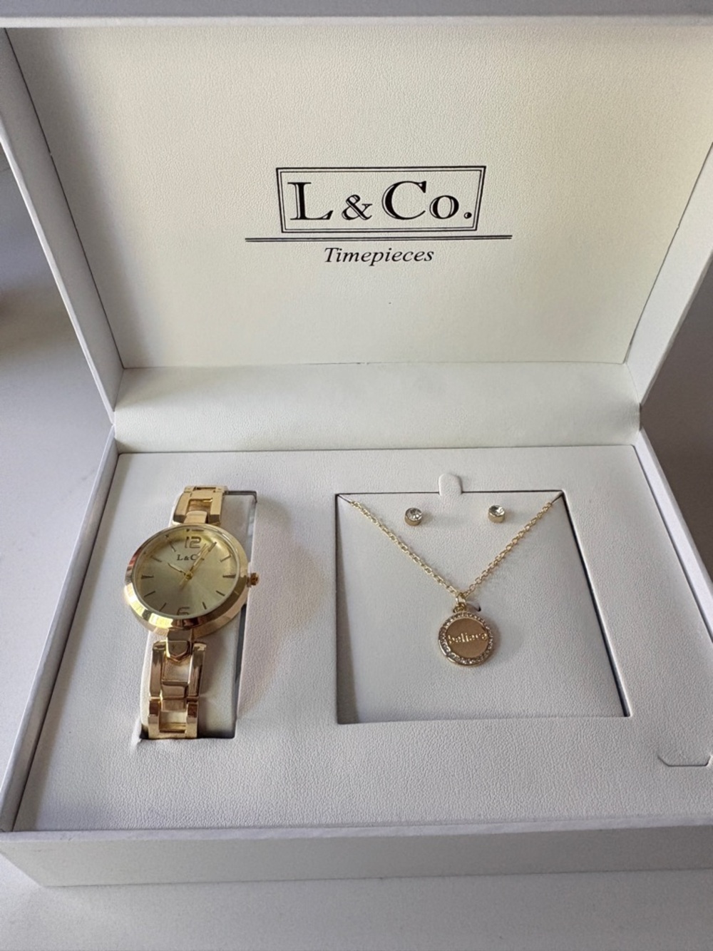 Yellow Gold Jewelry Gift Set - NEW